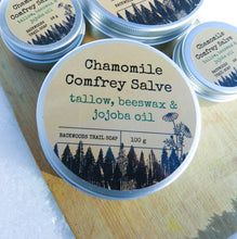 Load image into Gallery viewer, Chamomile Comfrey Salve: Beeswax, Tallow & Jojoba