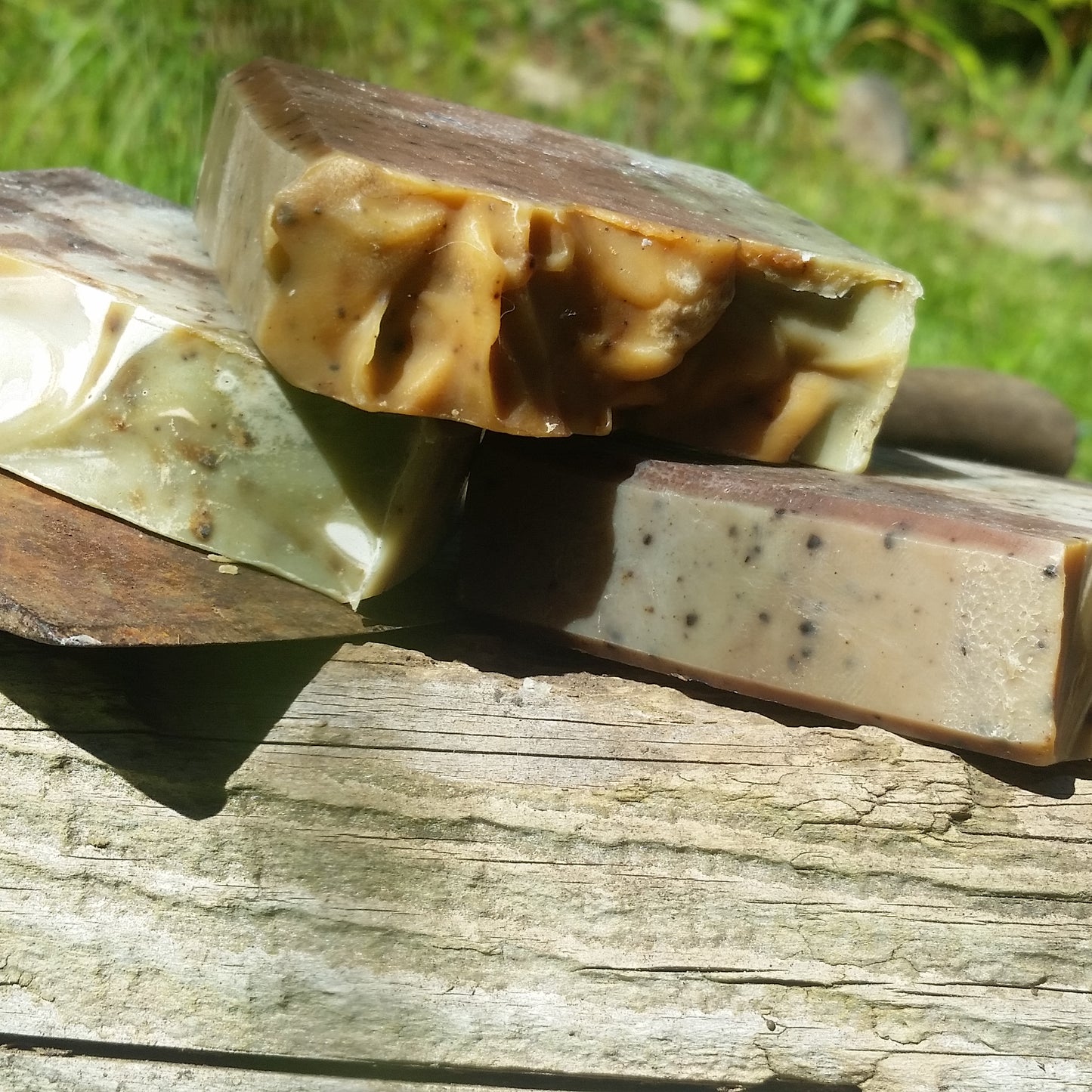Mountain Man: Cedarwood & Fir Needle Coffee Scrub Soap Bar