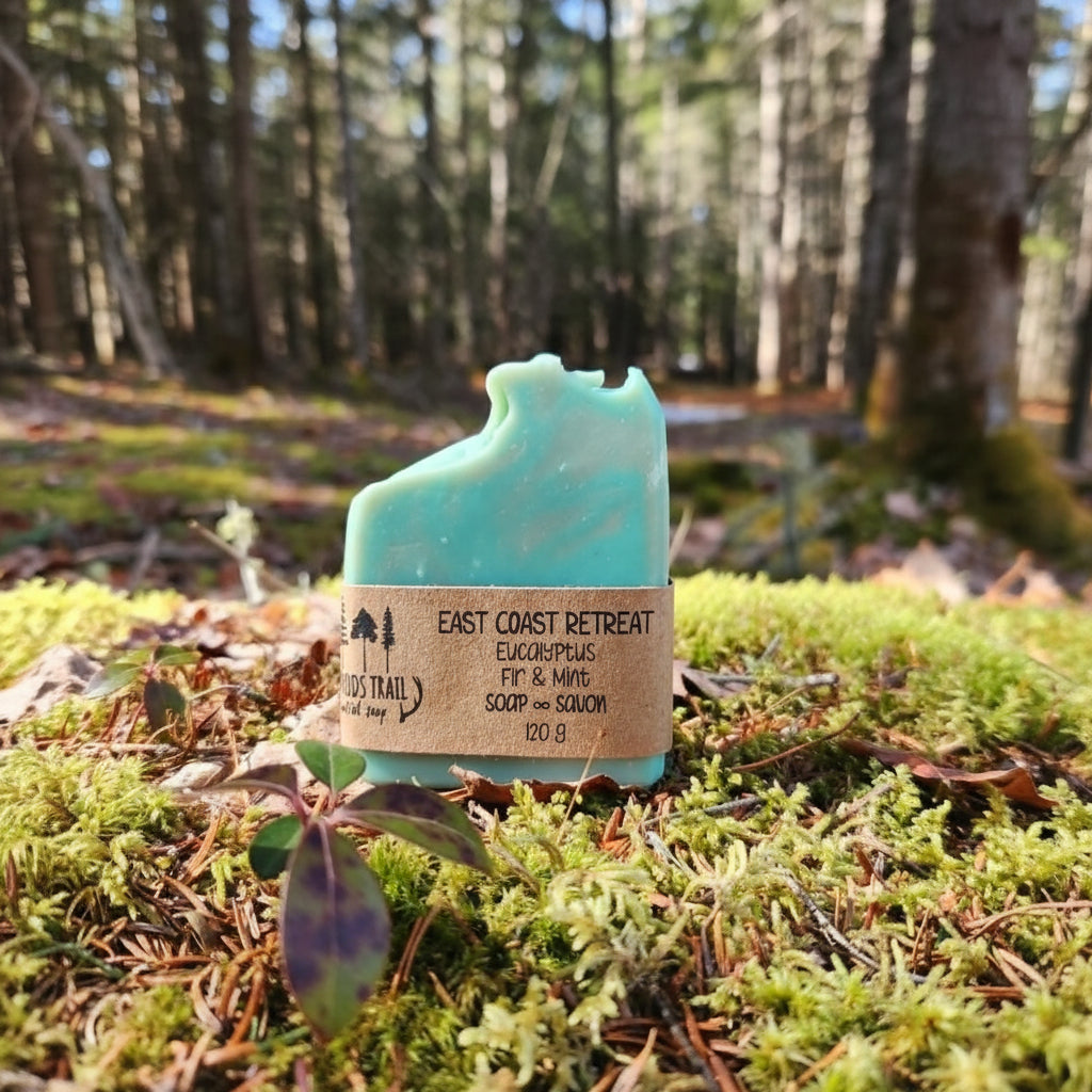 East Coast Retreat - Peppermint, Eucalyptus, Fir Needle Soap Bar