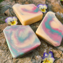 Load image into Gallery viewer, Aurora Glow Soap Bar - Lemongrass &amp; Orange Essential Oils