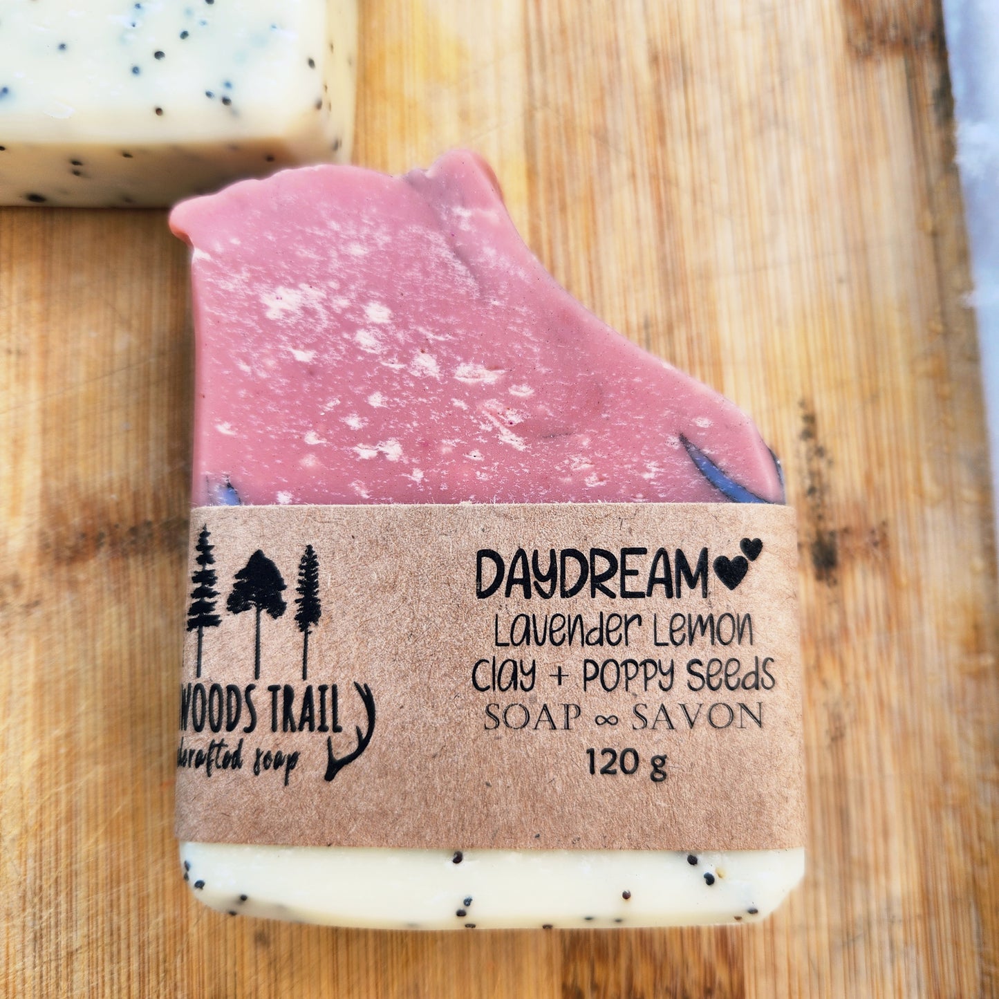 Daydream - Lavender Lemon + Poppy Seed Soap Bar