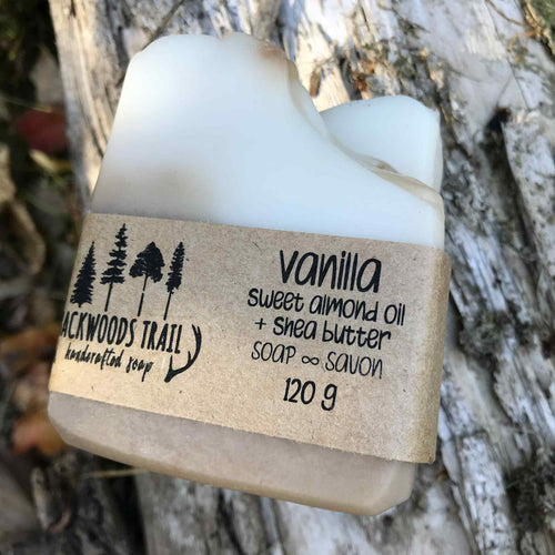 Vanilla Soap Bar with Sweet Almond Oil + Shea Butter