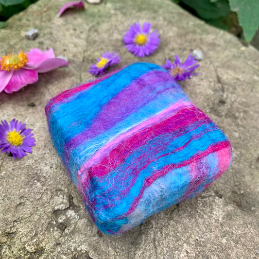 Wool Felted Soap Bar - Rosemary Peppermint