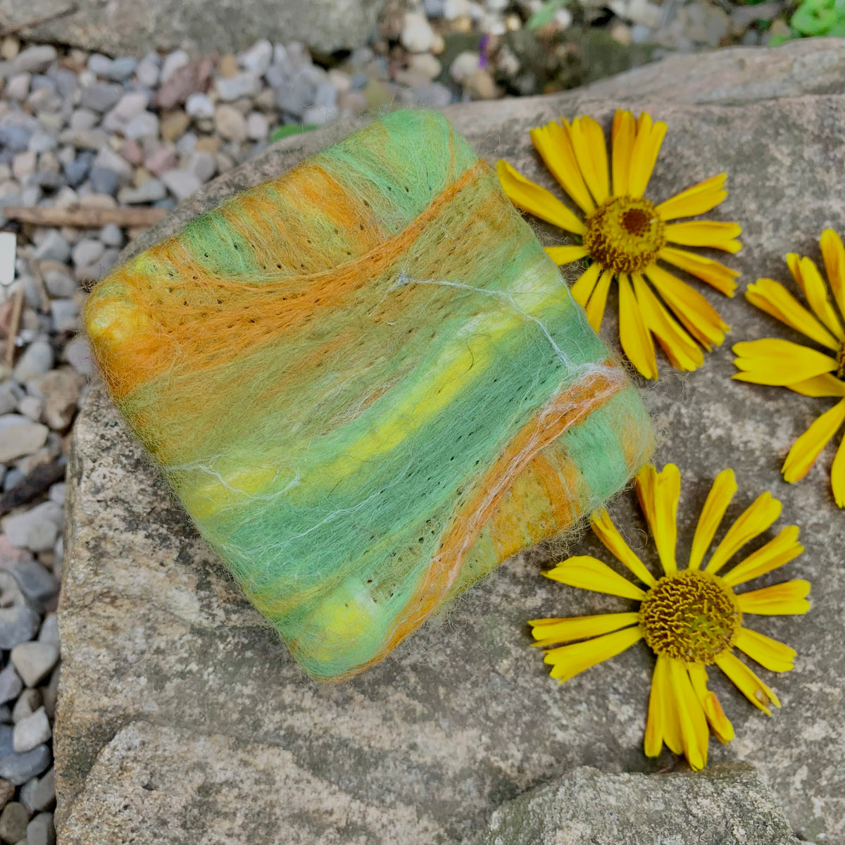 Wool Felted Soap Bar - Rosemary Peppermint