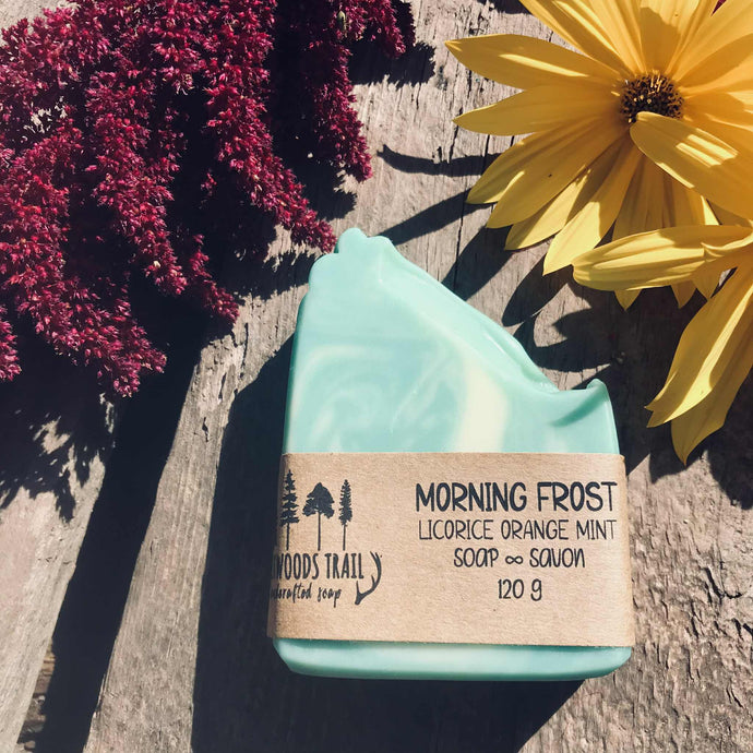 Morning Frost Soap Bar - Licorice Orange Peppermint