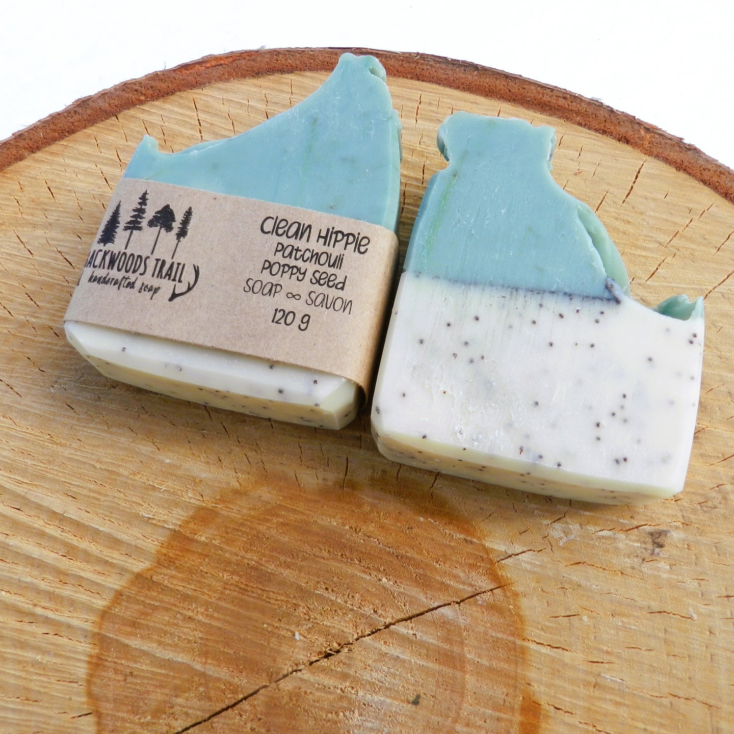 Clean Hippie - Patchouli & Poppy Seed Soap Bar