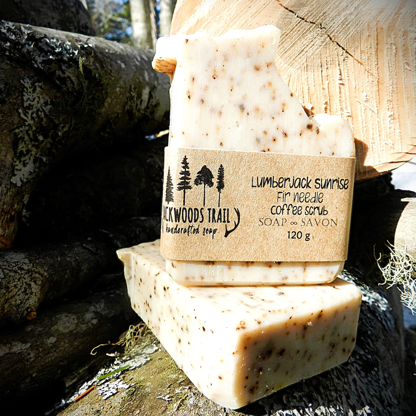 Lumberjack Sunrise Soap Bar - Coffee + Fir Needle