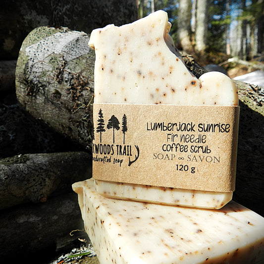 Lumberjack Sunrise Soap Bar - Coffee + Fir Needle
