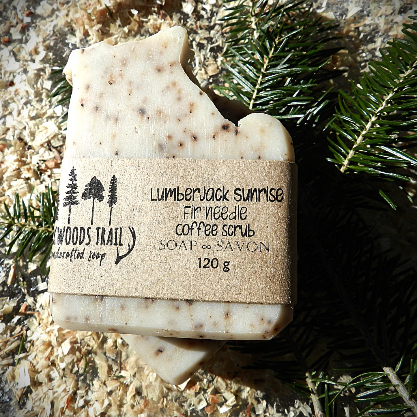 Lumberjack Sunrise Soap Bar - Coffee + Fir Needle