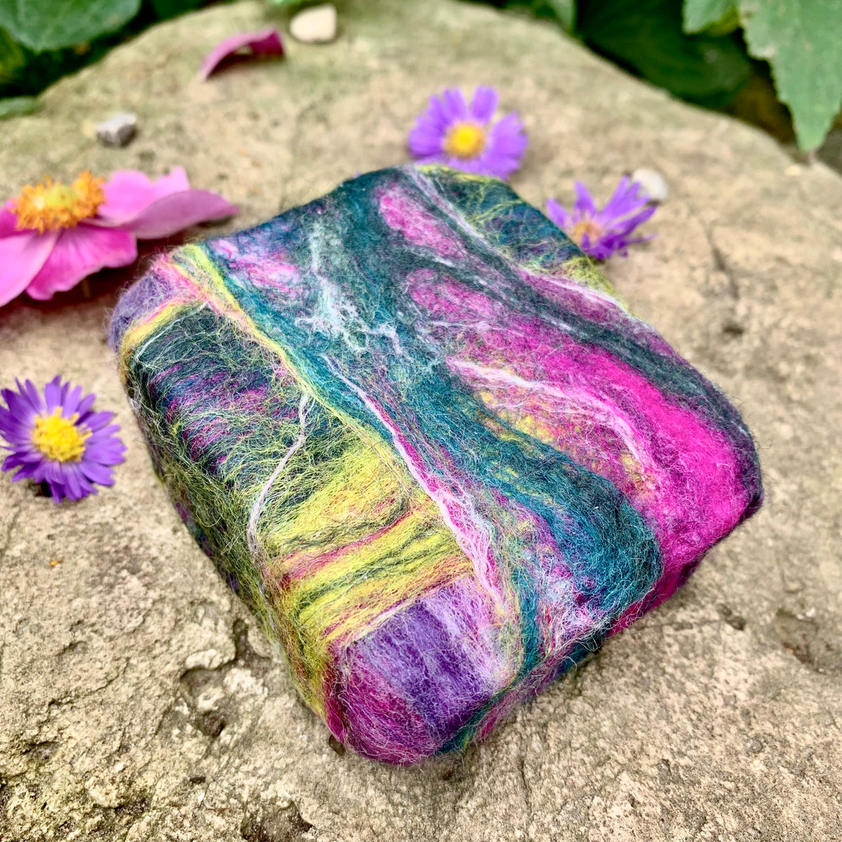 Wool Felted Soap Bar - Rosemary Peppermint