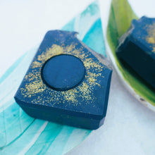 Load image into Gallery viewer, Eclipse Soap Bar - Vanilla Peppermint + Activated Charcoal