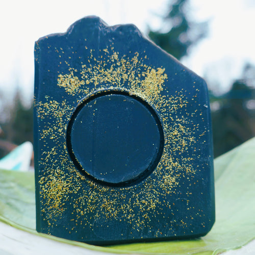 Eclipse Soap Bar - Vanilla Peppermint + Activated Charcoal