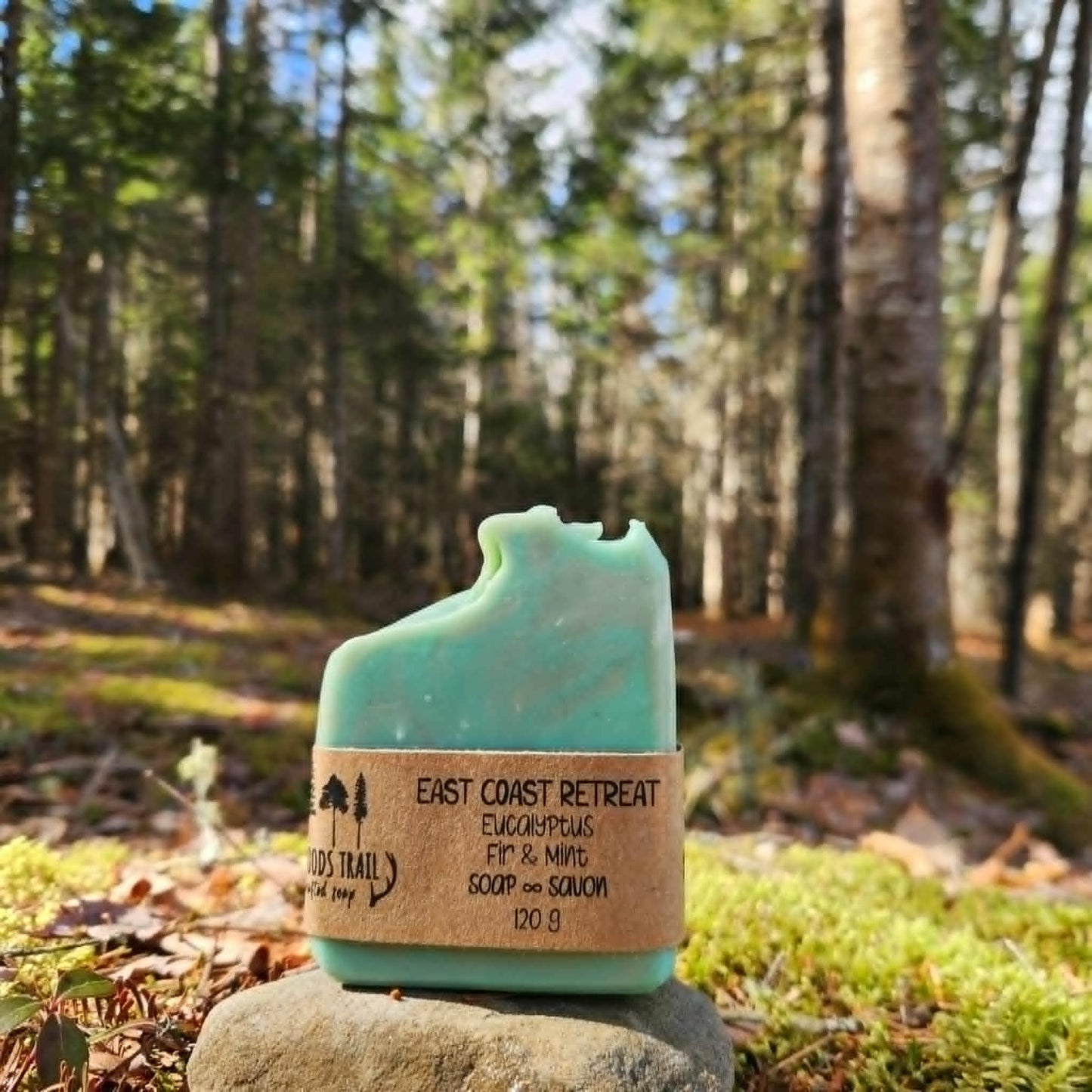 East Coast Retreat - Peppermint, Eucalyptus, Fir Needle Soap Bar